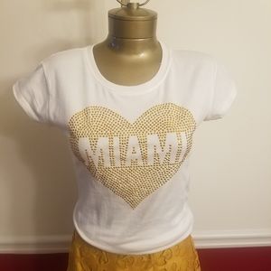 EXIST EMBLESSISHED MIAMI TSHIRT